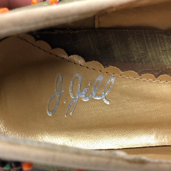 J. Jill Mary Jane Beaded Kitten Heels Pumps with Strap (Size 7) - Picture 7 of 8